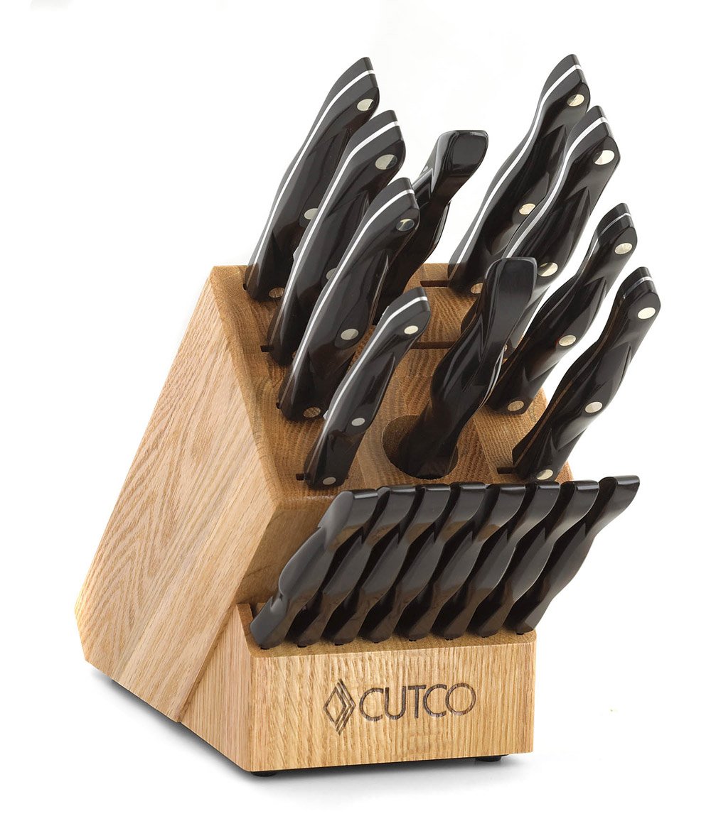 Cutco Homemaker-plus-8-set (table Knives) with block w/petite chef 2018c