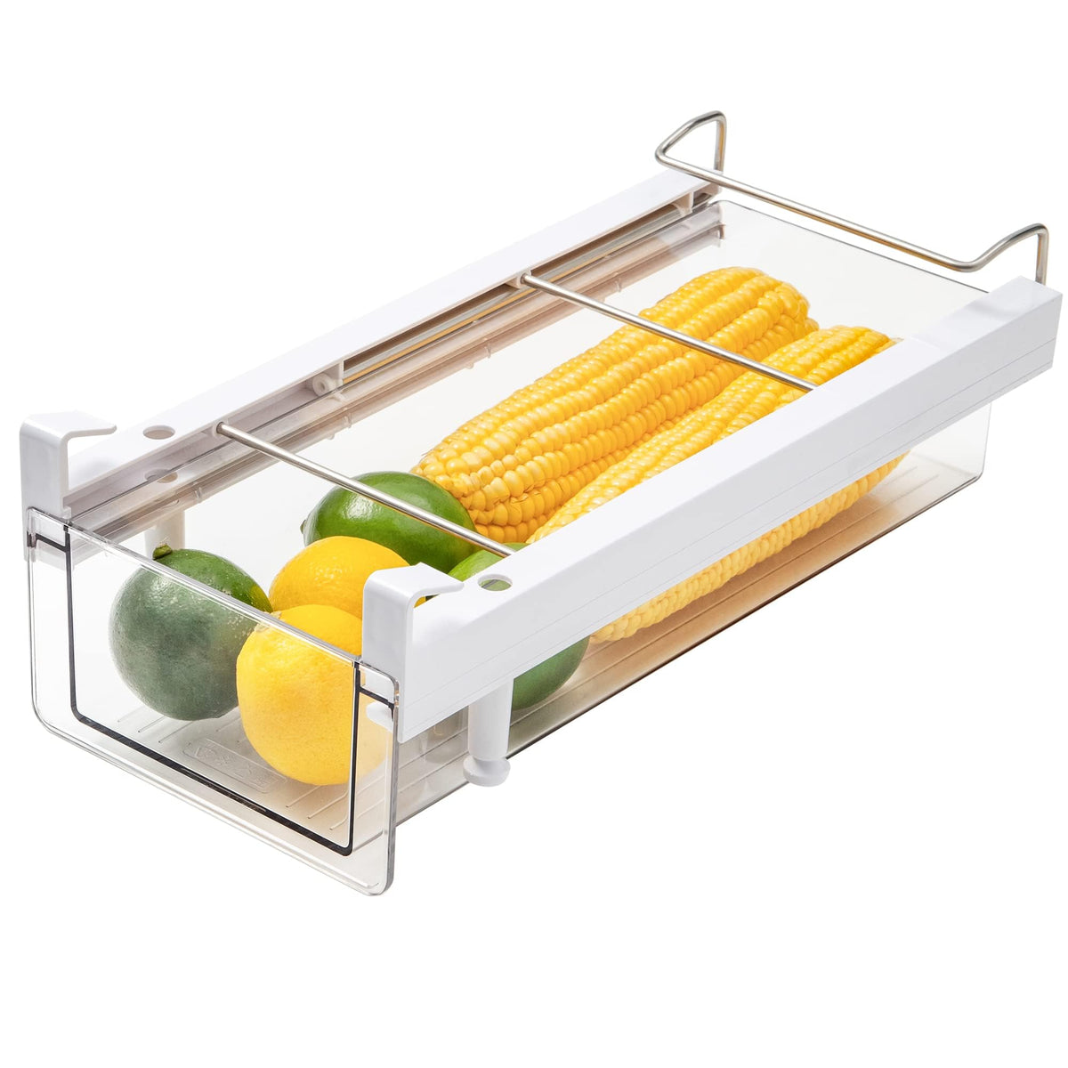 Sliding Wall Cabinet Organizer for Above Refrigerator or Oven