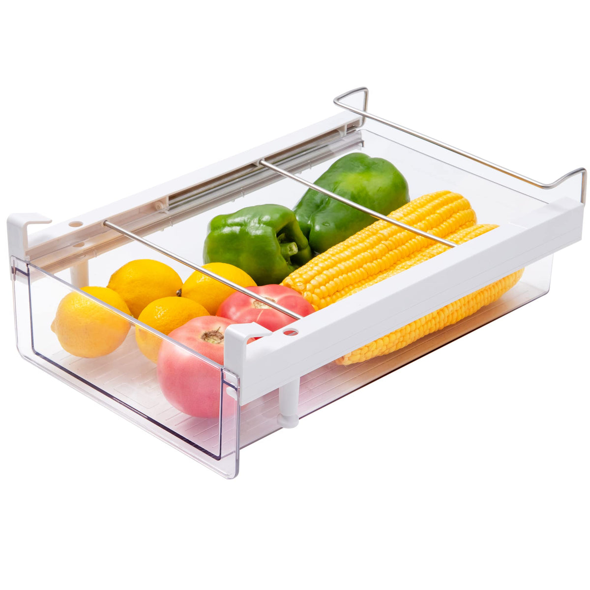 Sliding Wall Cabinet Organizer for Above Refrigerator or Oven