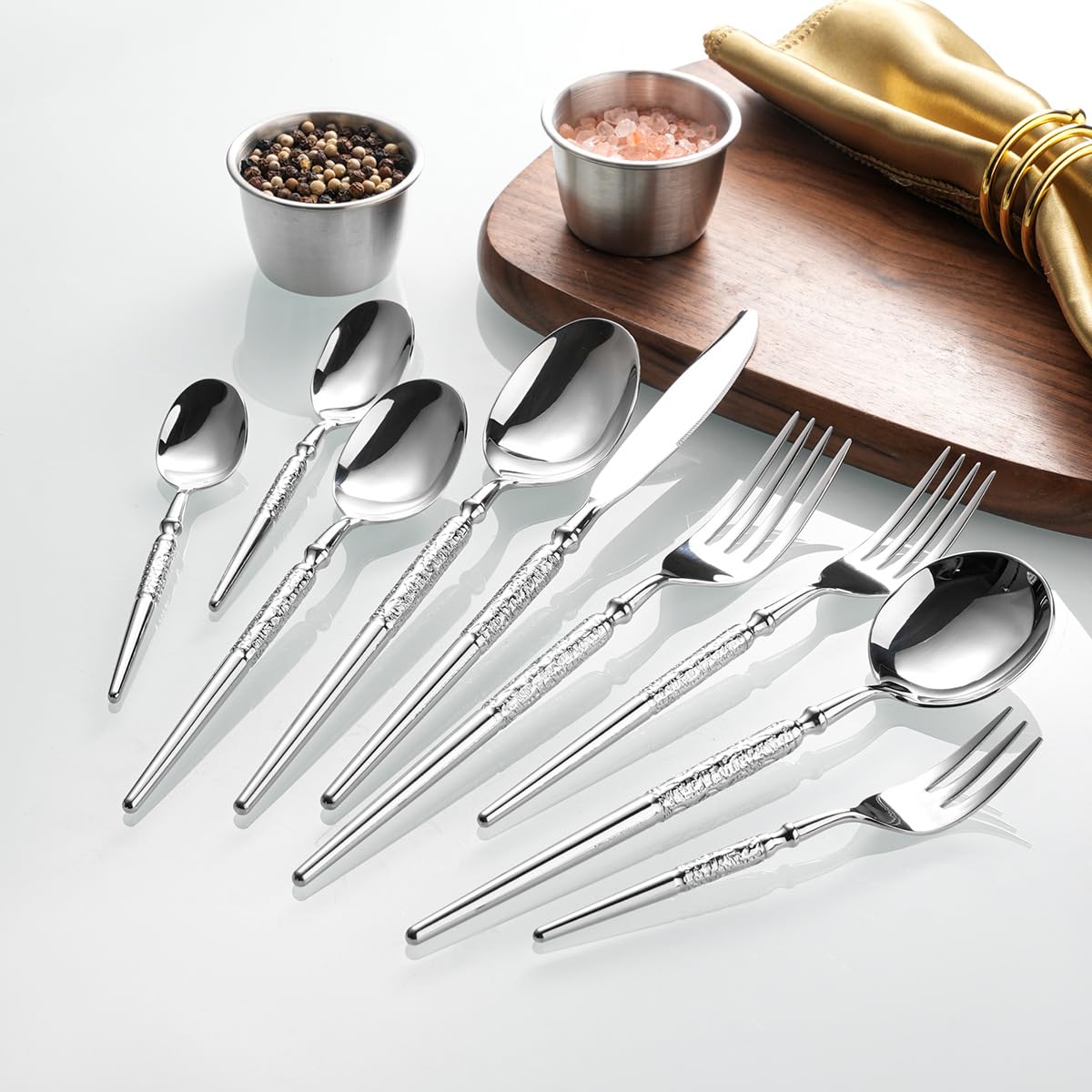 20-Piece Stainless Steel Flatware Set for 4