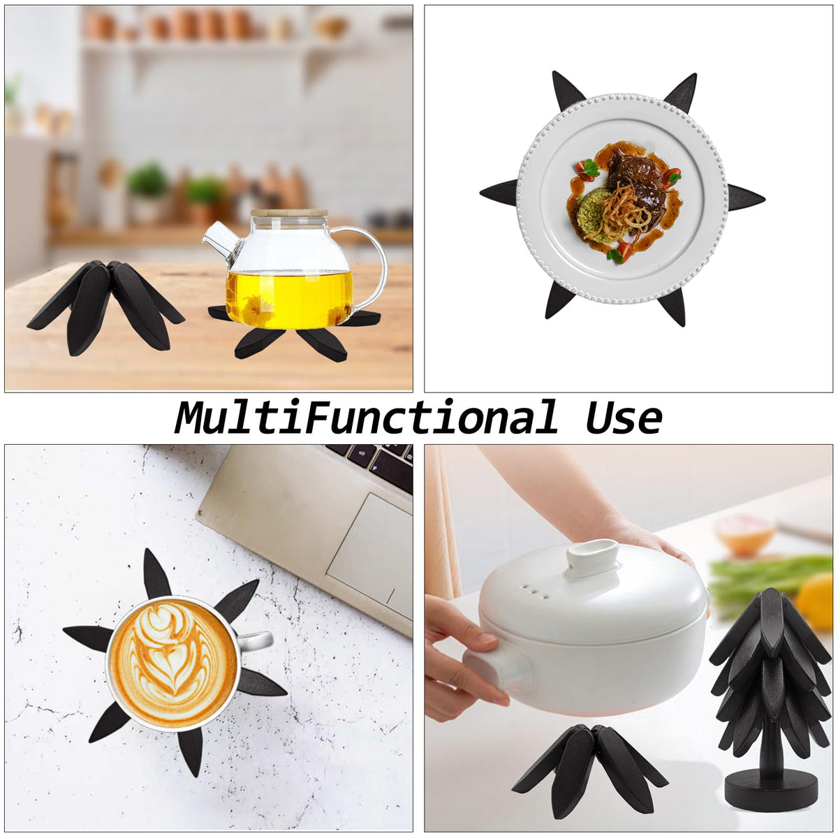 Natural Wooden Trivets for Hot Dishes