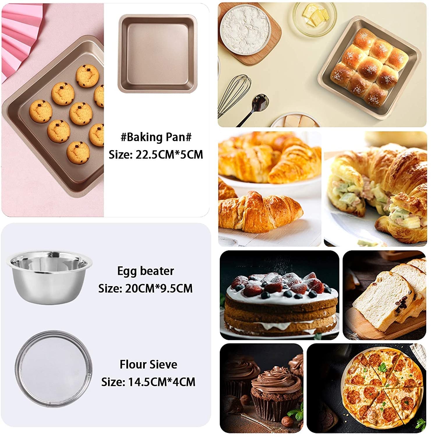 7-Piece Non-Stick Baking Pan & Cookie Sheet Set