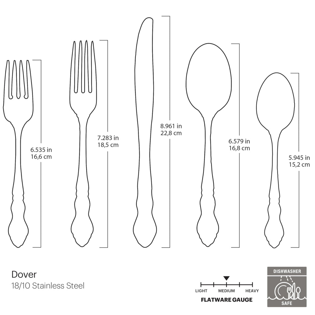 Oneida Dover Fine Flatware Salad Forks