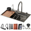 Multifunctional Stainless Steel Waterfall Kitchen Sink Set
