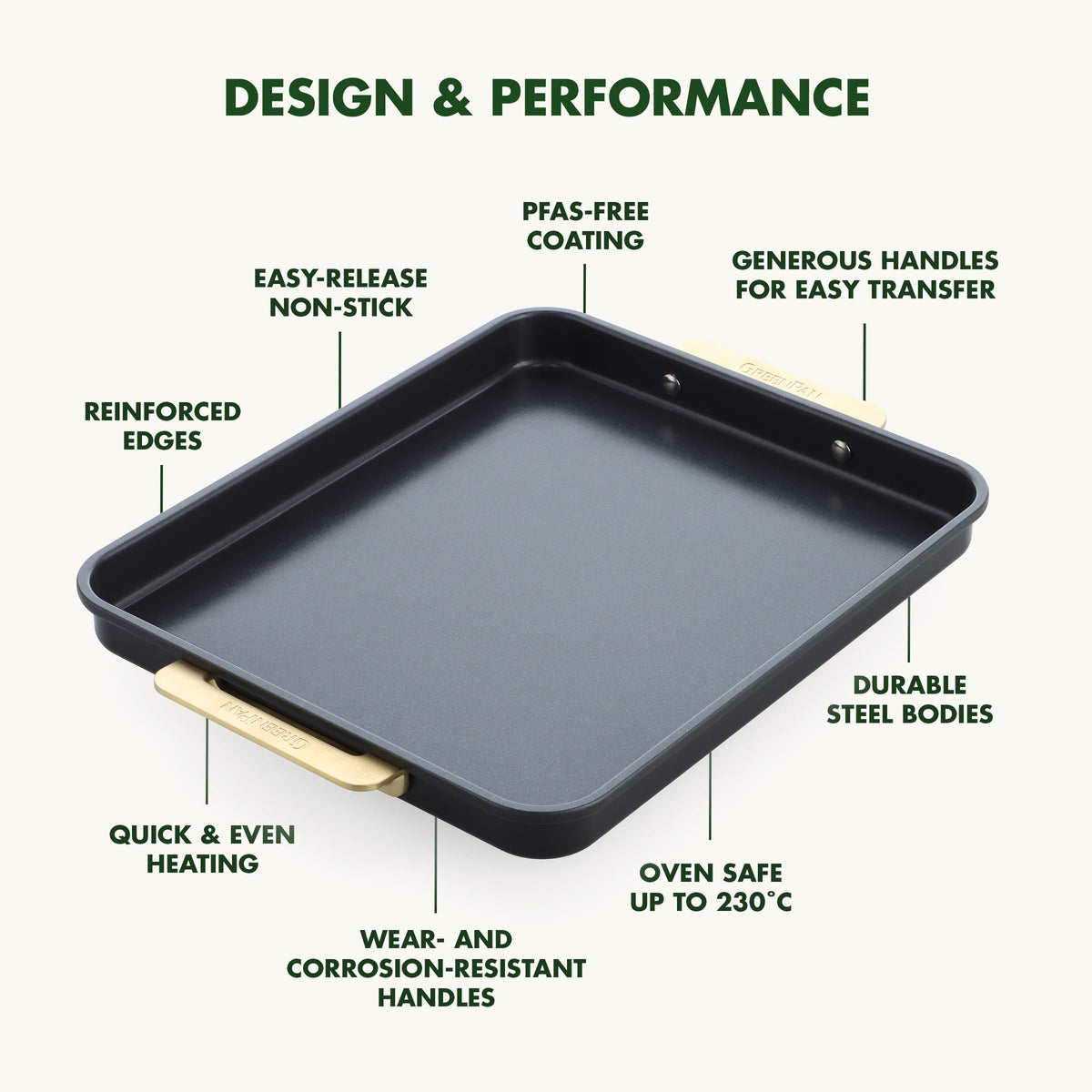 GP-PADRES CC010217-001 WSilPol Black AluSteel WBlack Cer, 6 Pieces Set