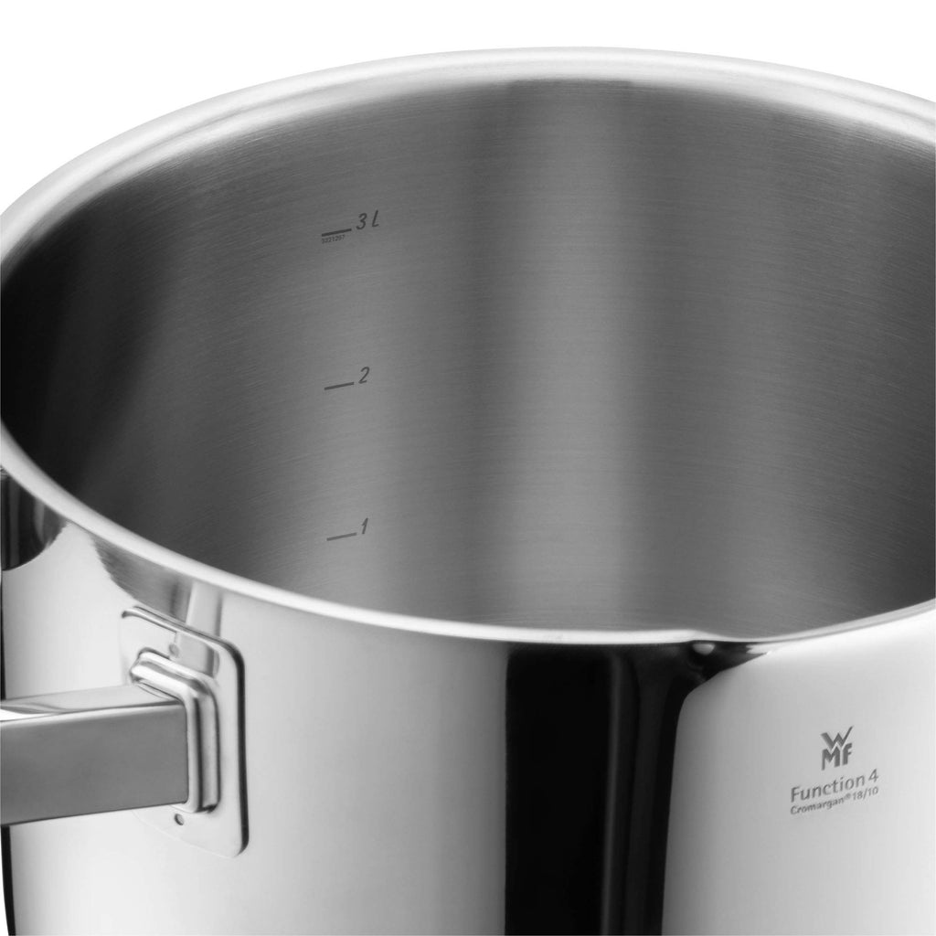 5-Piece Stainless Steel Cookware Set with Steamer Insert