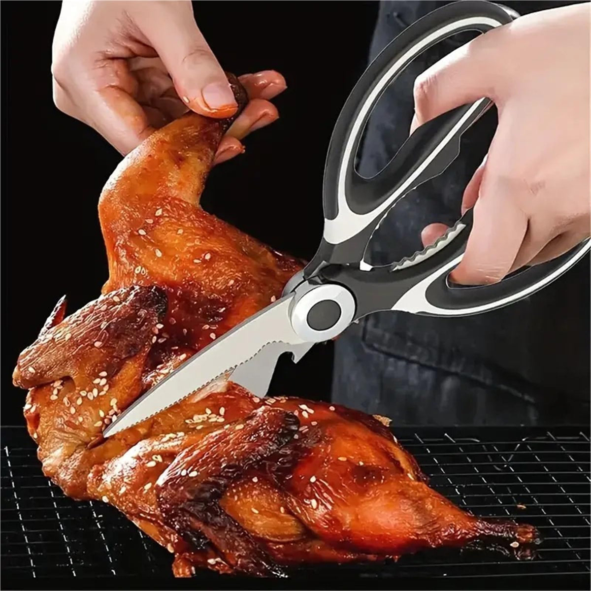 Multifunctional Fit for Kitchen Shears for Meat, Chicken Bones