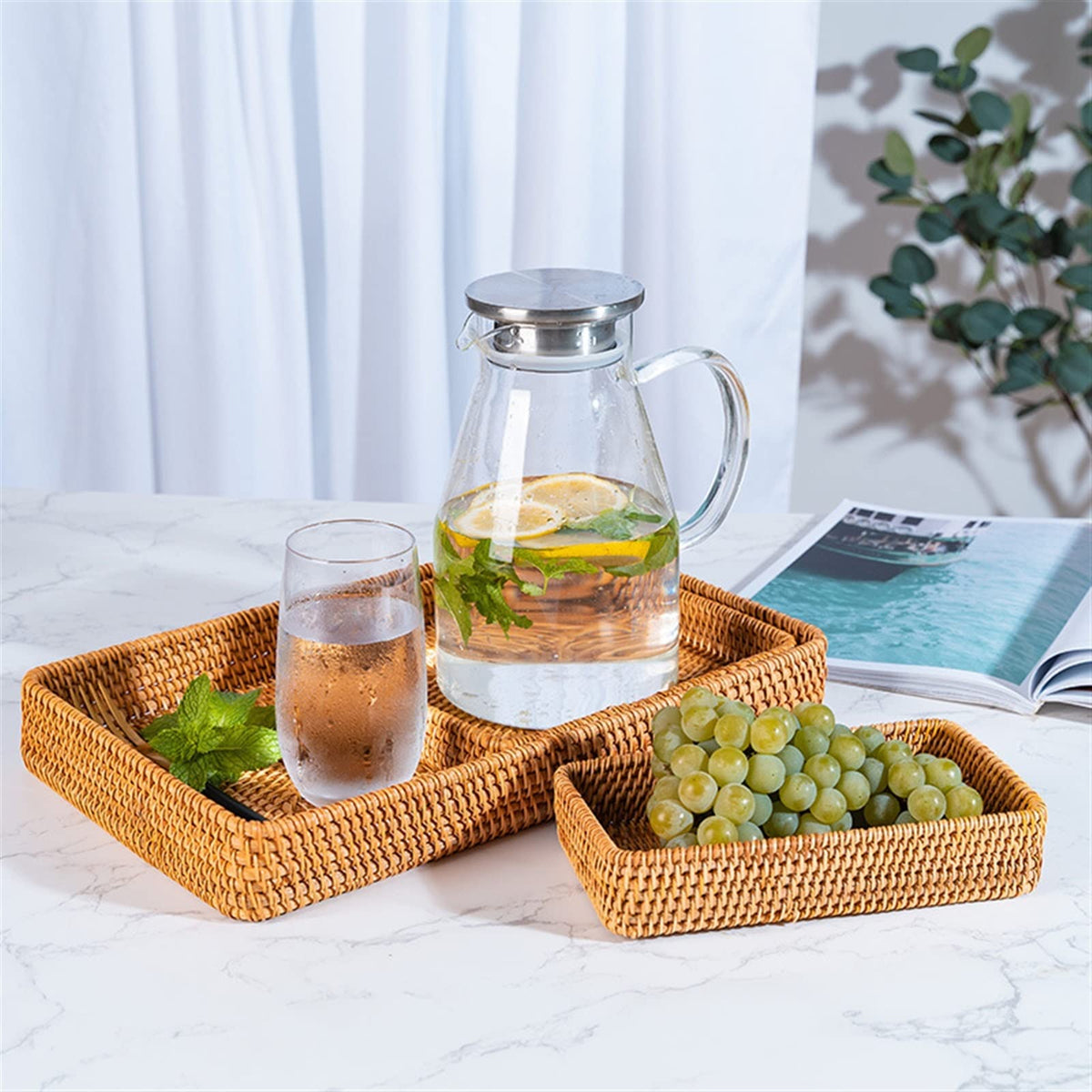 Rectangular Decorative Serving Tray