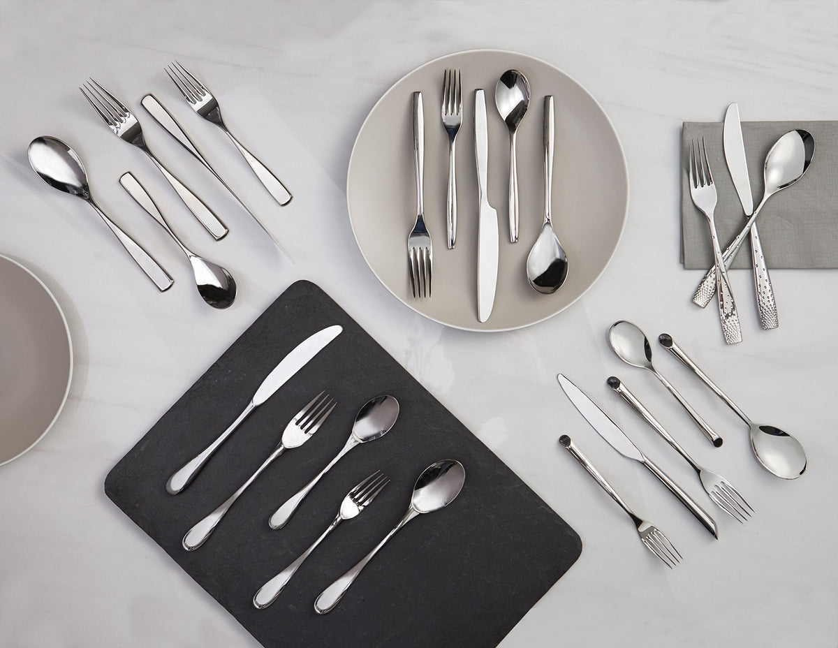 45-Piece Stainless Steel Flatware Set for 8
